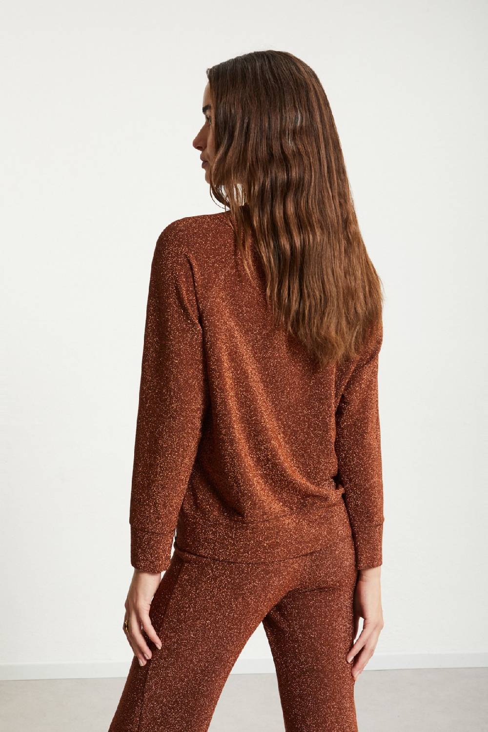 ottod'Ame Viscose blouse with lurex Offerta natalizia