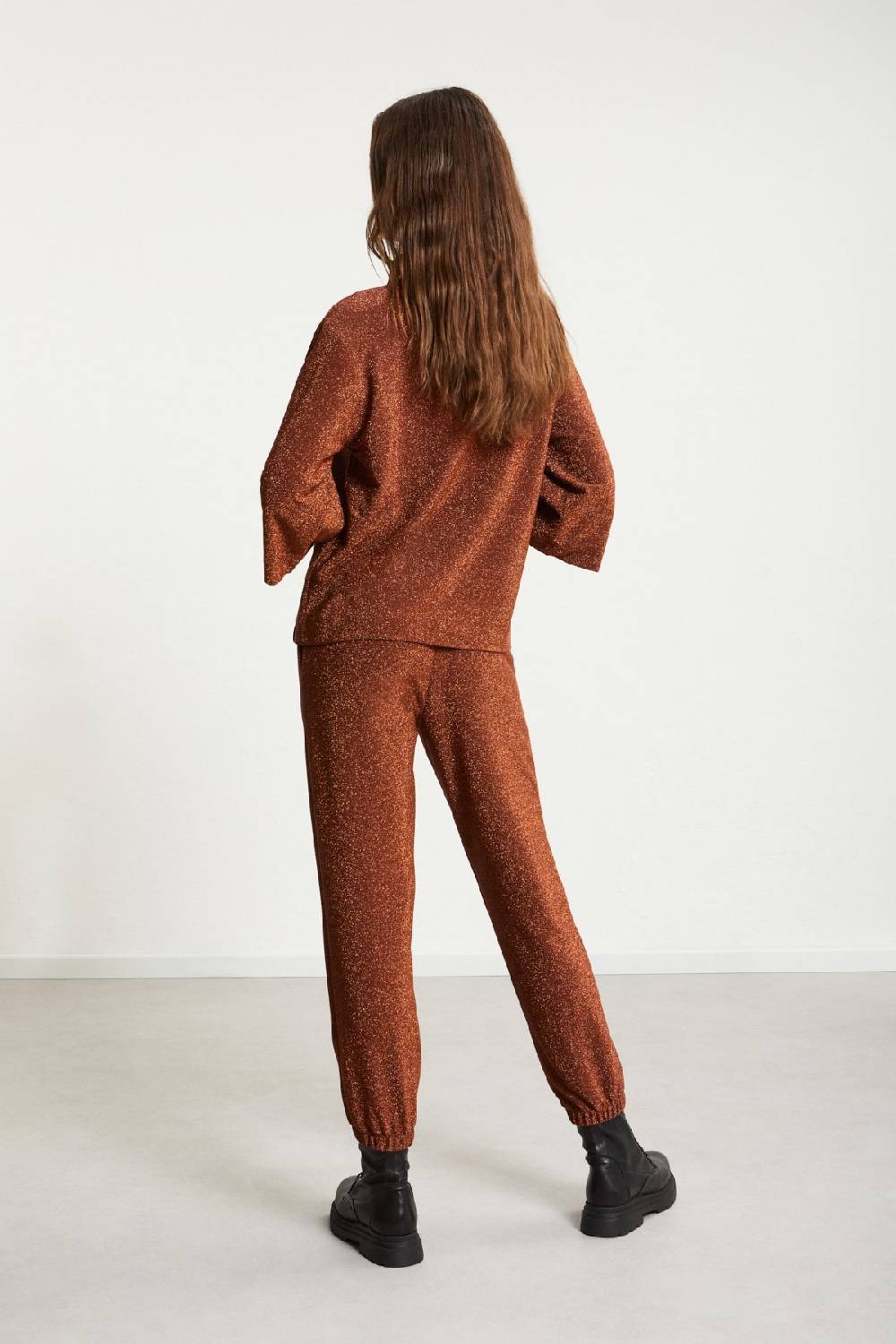 ottod'Ame Viscose trousers with lurex Offerta per la Festa della Mamma