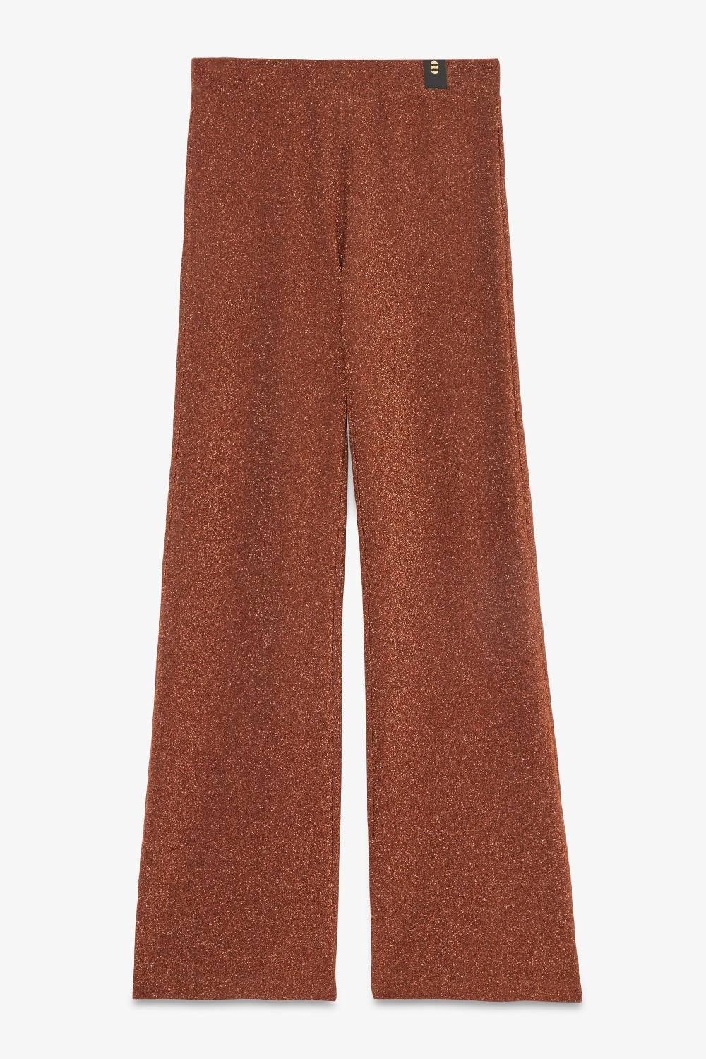 ottod'Ame Viscose trousers with lurex Offerta Giorno del Papà