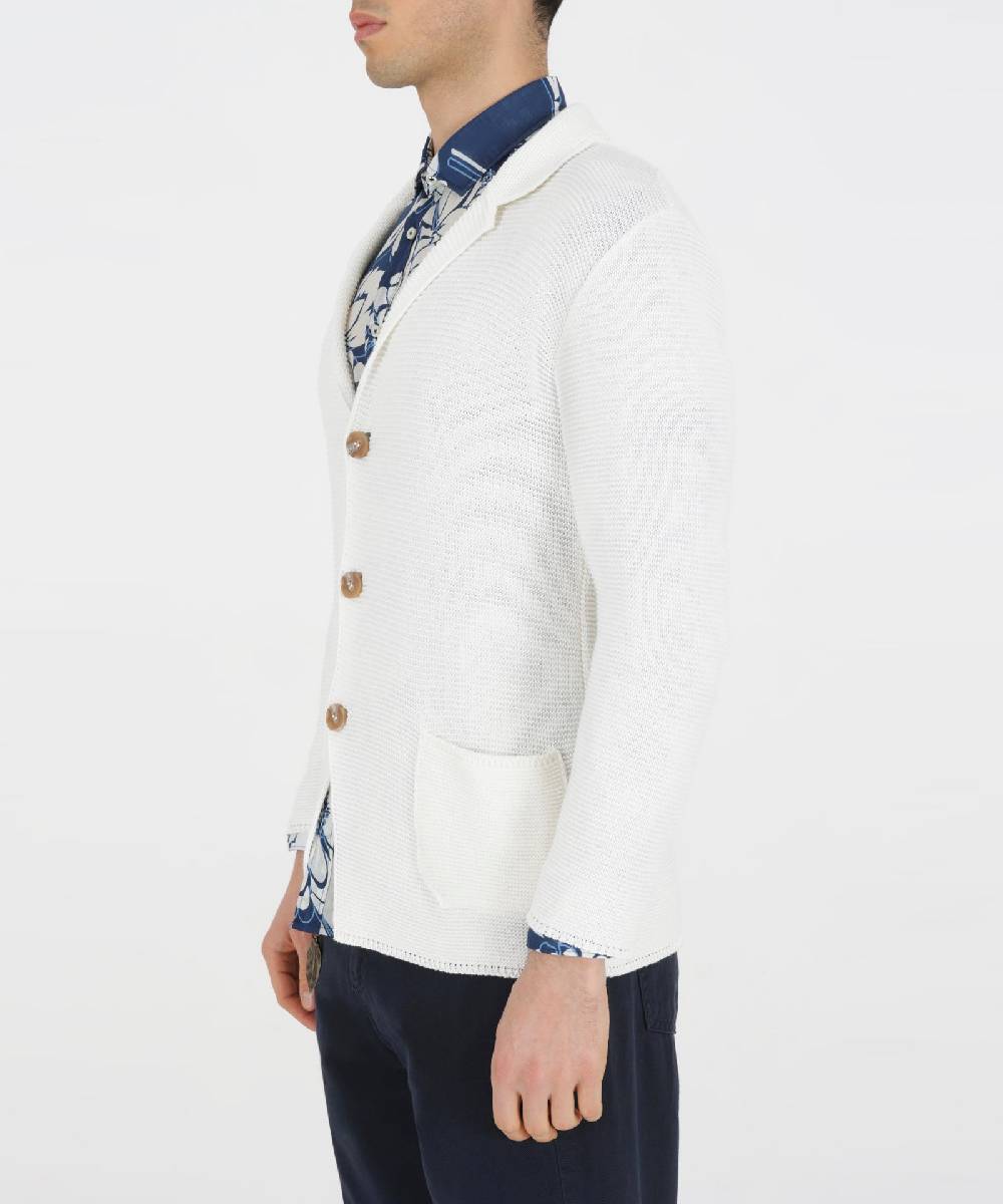 Over D GIACCA CARDIGAN COLLO 'REVERS' Italy