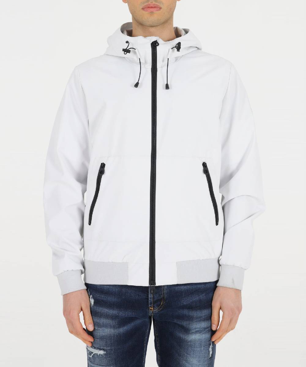 Over D GIUBBOTTO MODELLO BOMBER CON CAPPUCCIO Qualità