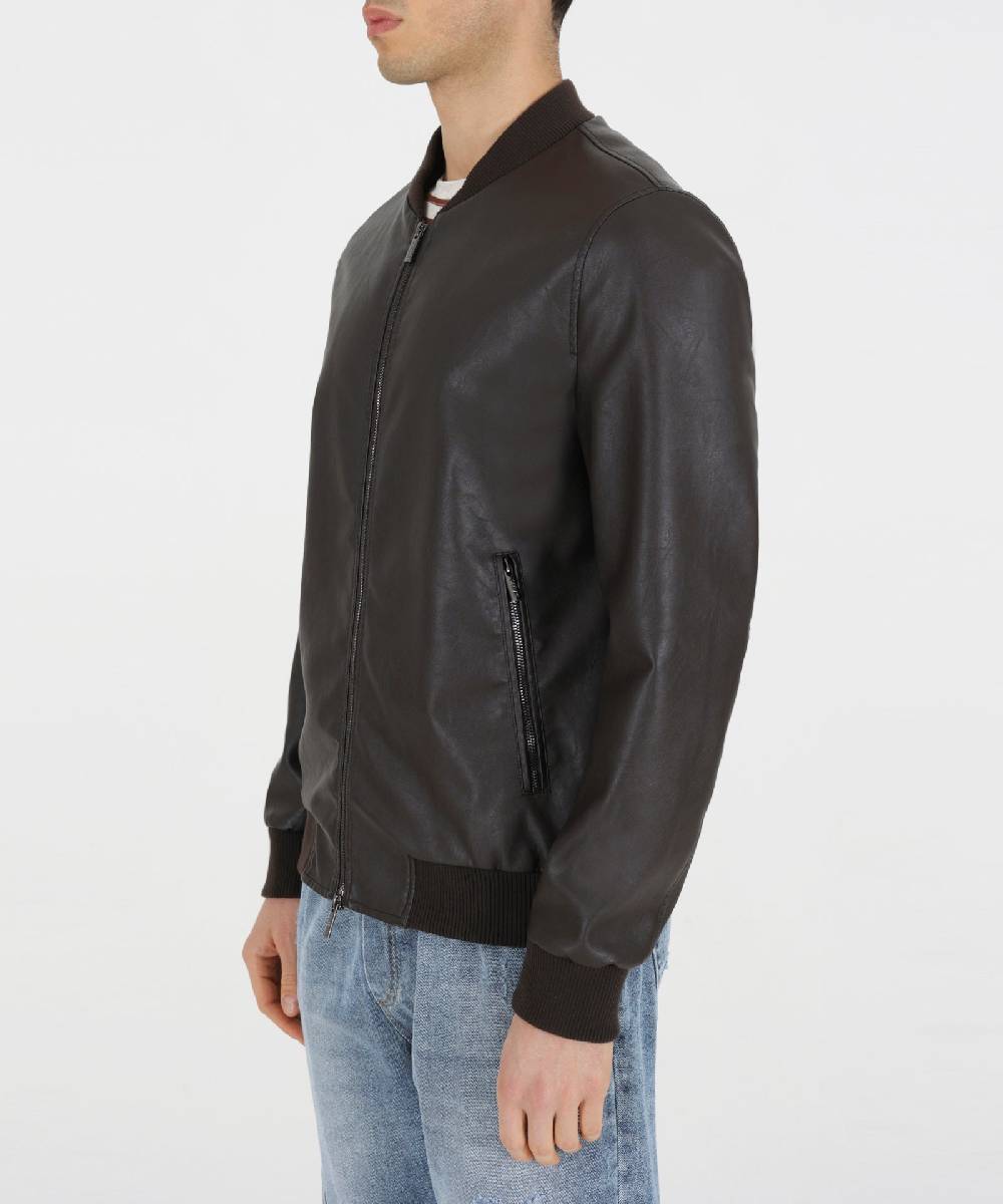 Over D BOMBER ECO-PELLE Pezzi Unici
