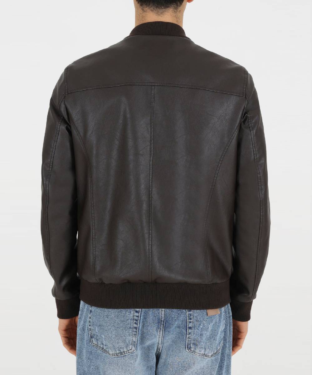 Over D BOMBER ECO-PELLE Pezzi Unici