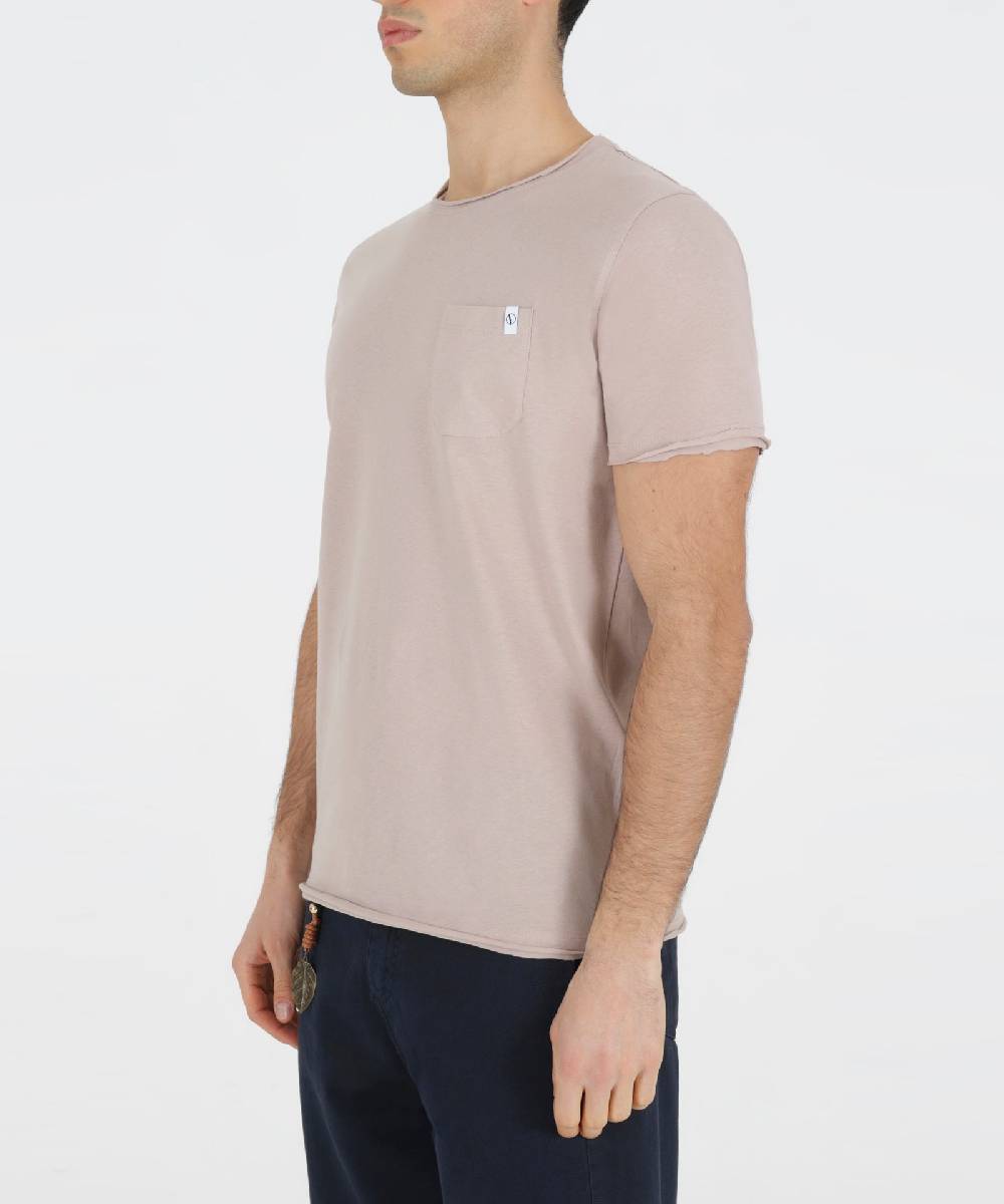 Over D T-SHIRT BASICA CON TASCHINO Prezzo Ridotto