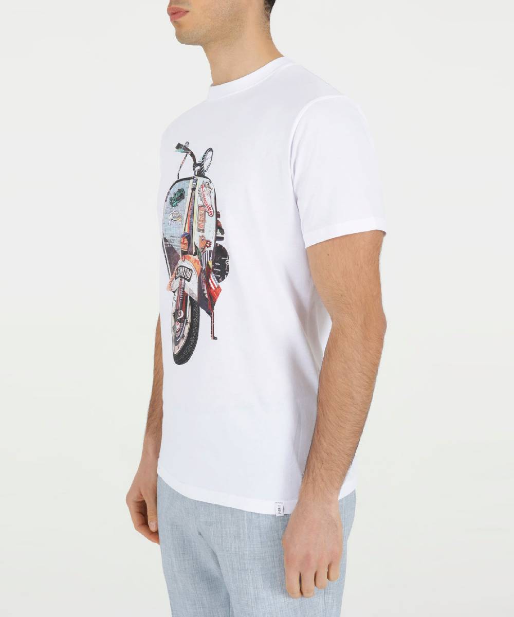 Over D T-SHIRT CON GRAFICA VESPA Presa