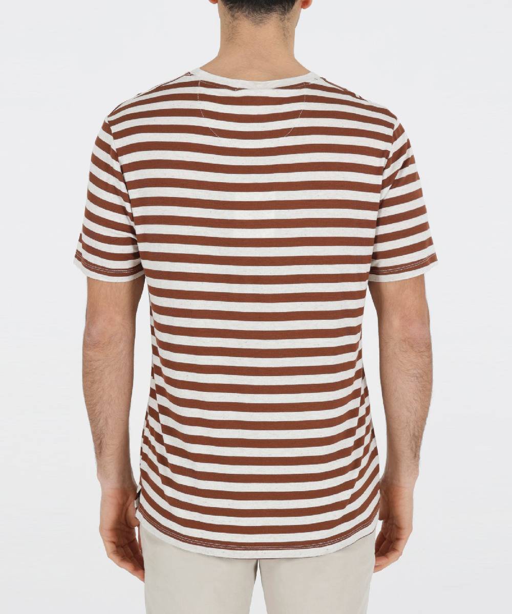 Over D T-SHIRT A RIGATA Sconto