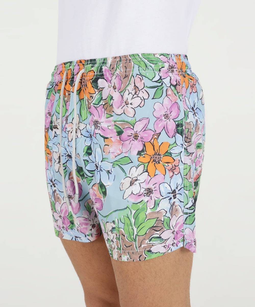 Over D COSTUME MARE STAMPA FIORI Online