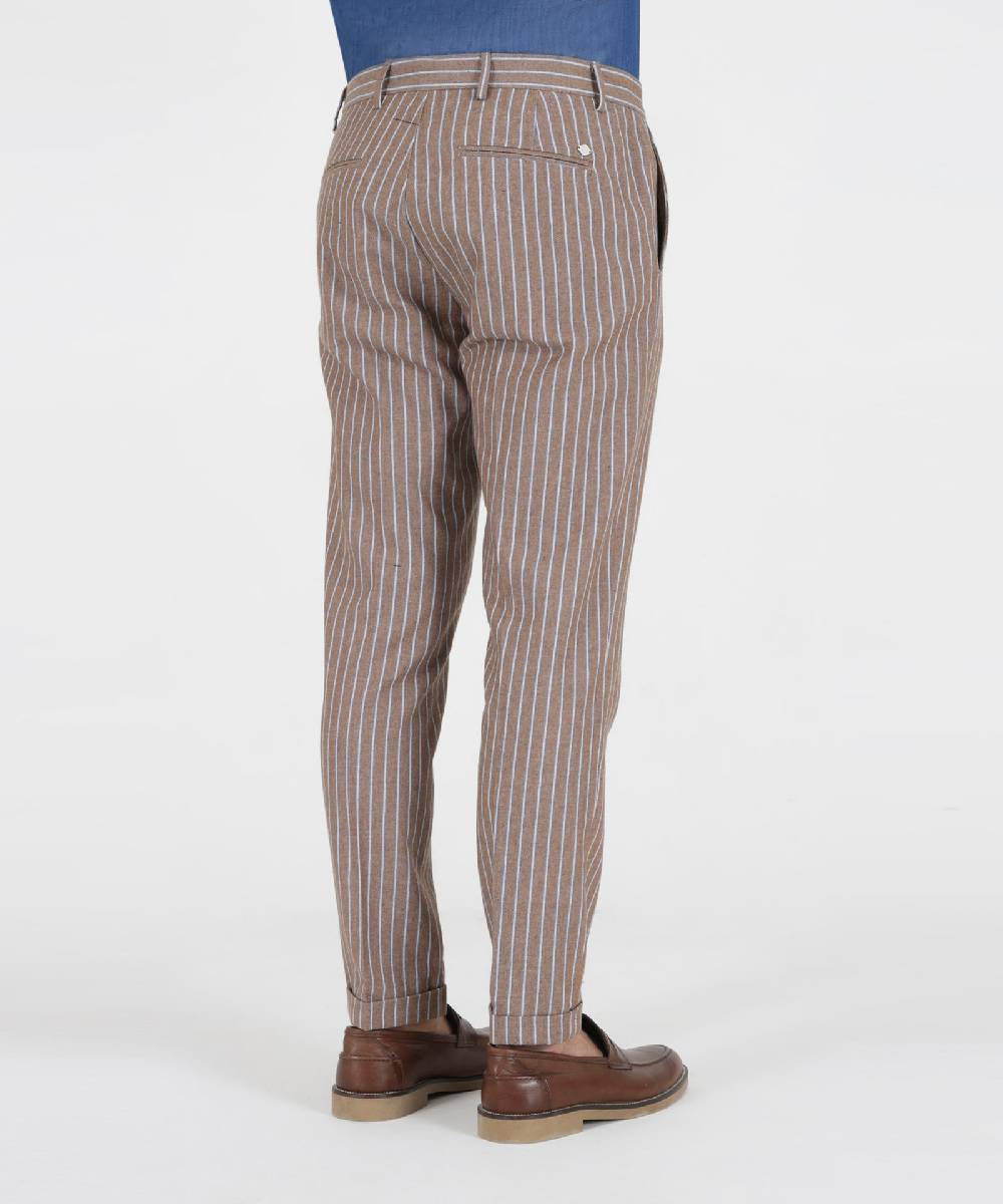 Over D PANTALONE CHINO SLIM FIT TASCHE DOPPIO FILETTO Hotsell