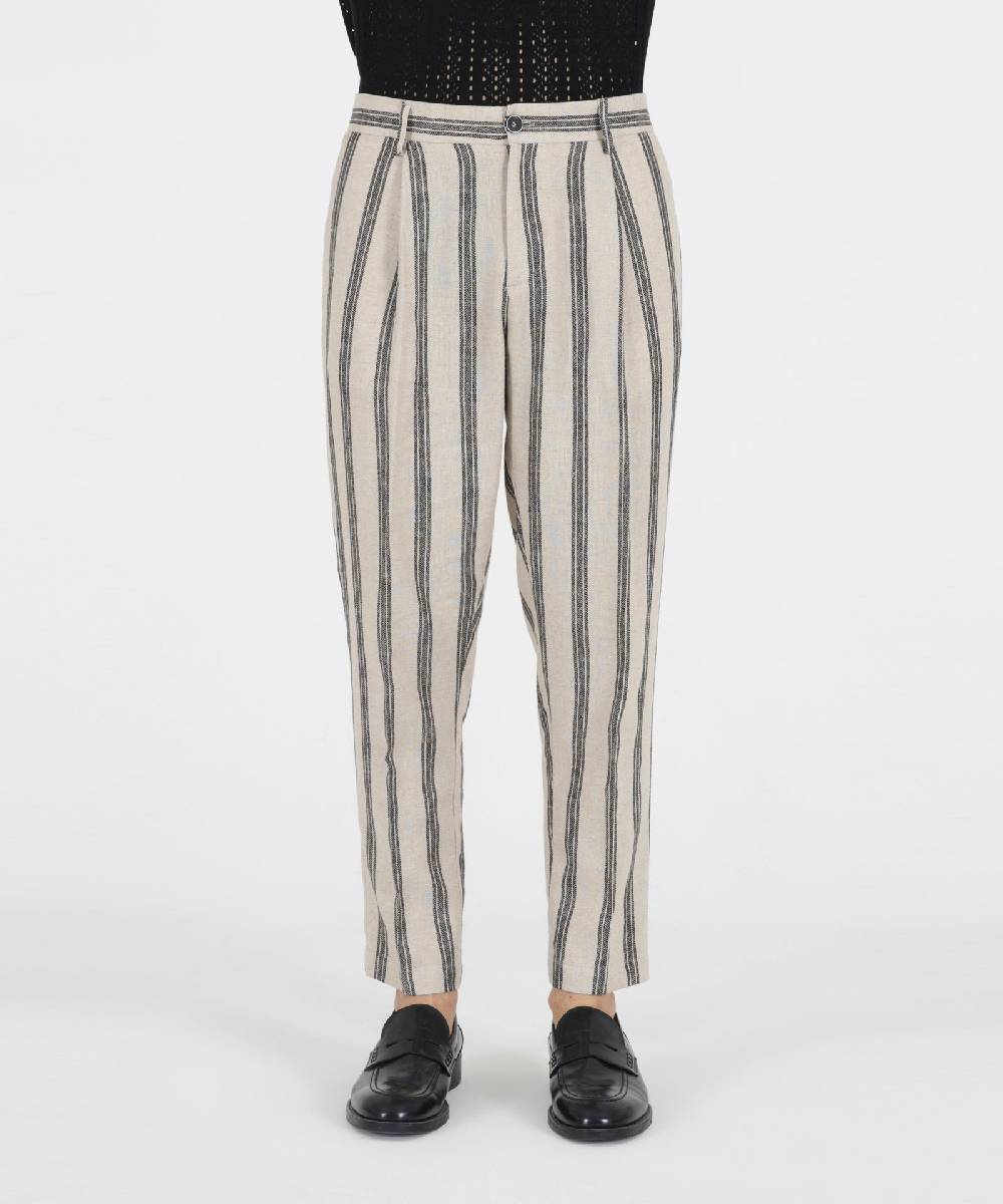 Over D PANTALONE TAPERED FIT 1 PINCE Vendita Economica