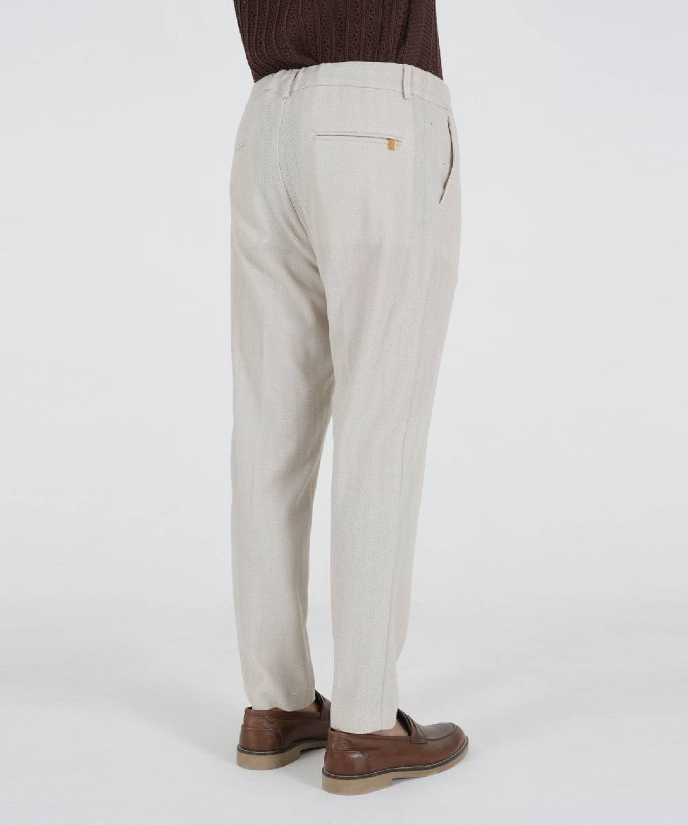 Over D PANTAMOLLA SLIM FIT TASCHE DOPPIO FILETTO Saldi Di Fabbrica