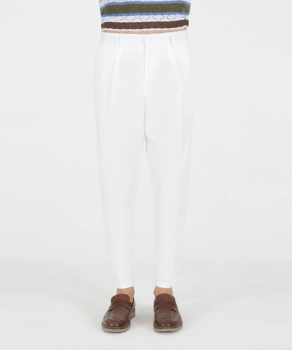 Over D PANTALONE 1 PINCE TAPERED FIT Moda