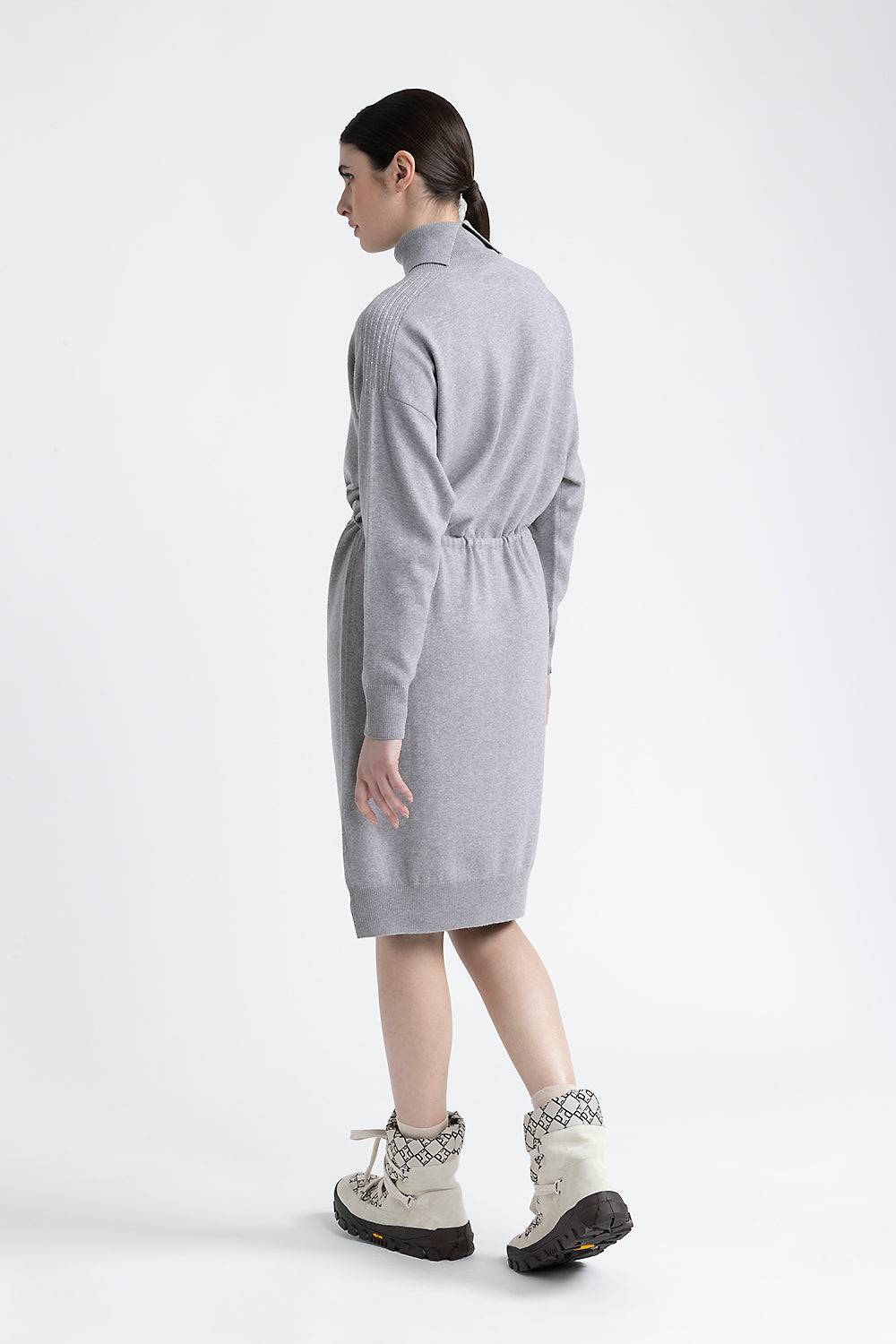 Peserico Abito midi in lana, seta e cashmere Presa