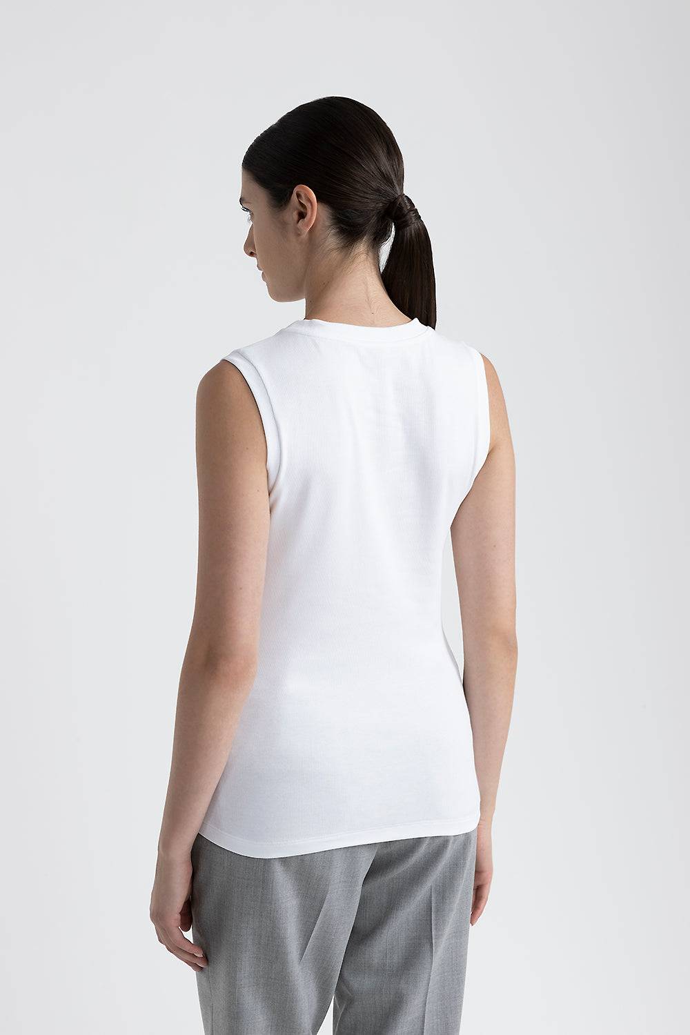 Peserico Top in jersey stretch con Punto Luce Online