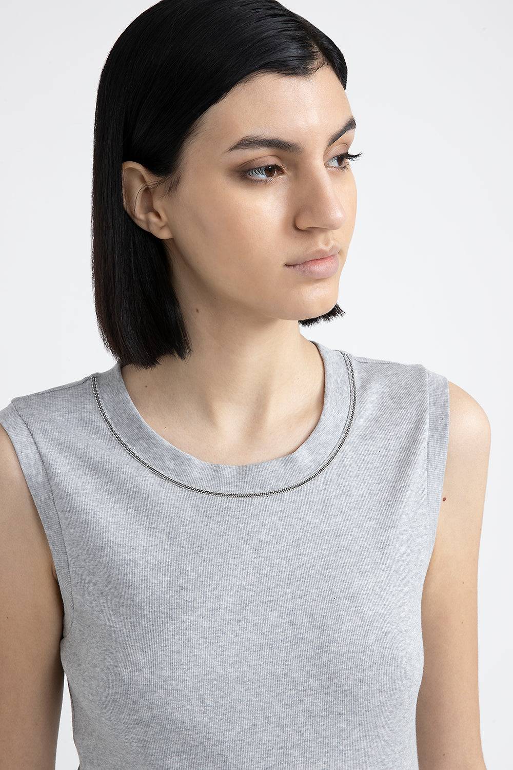 Peserico Top in jersey stretch con Punto Luce Outlet