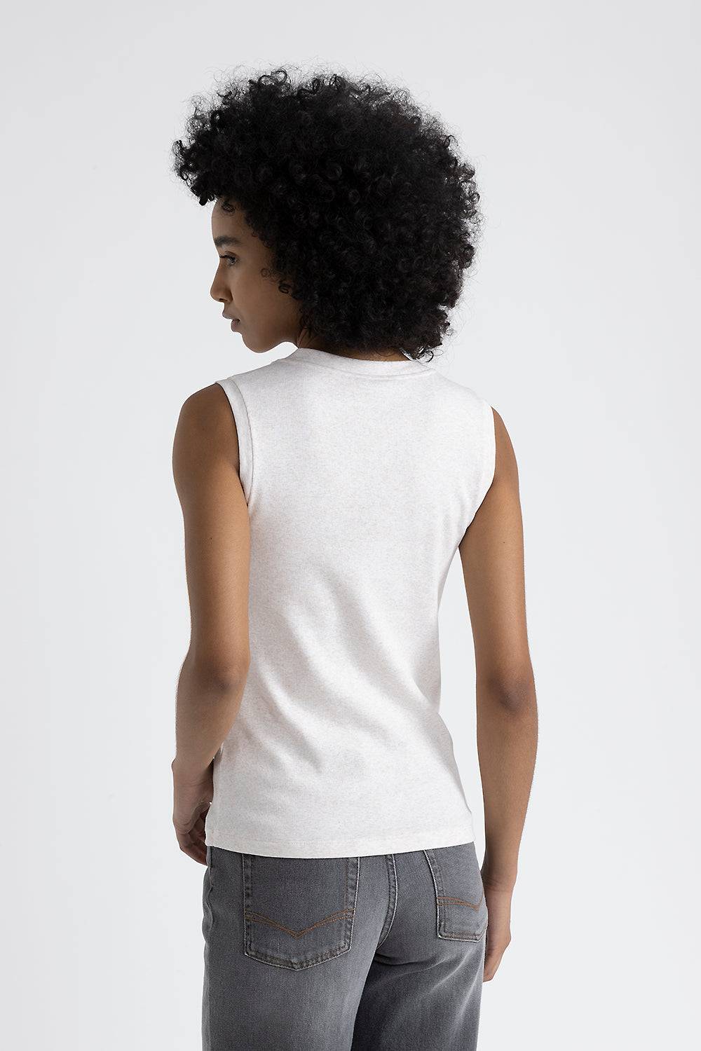 Peserico Top in jersey stretch con Punto Luce In Vendita