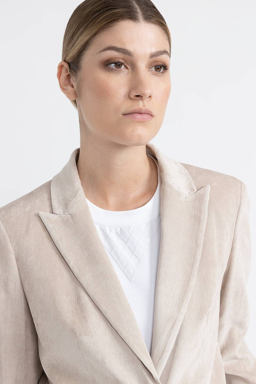 Peserico Blazer monopetto in velluto Flash Sale