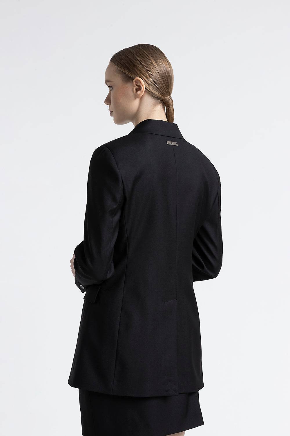Peserico Blazer doppiopetto in twill di pura lana Black Friday
