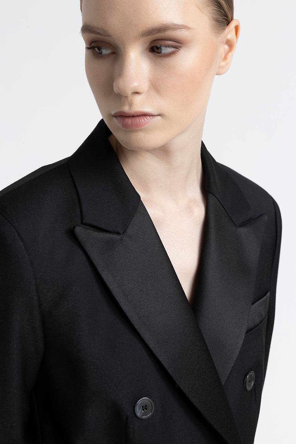 Peserico Blazer doppiopetto in twill di pura lana Black Friday