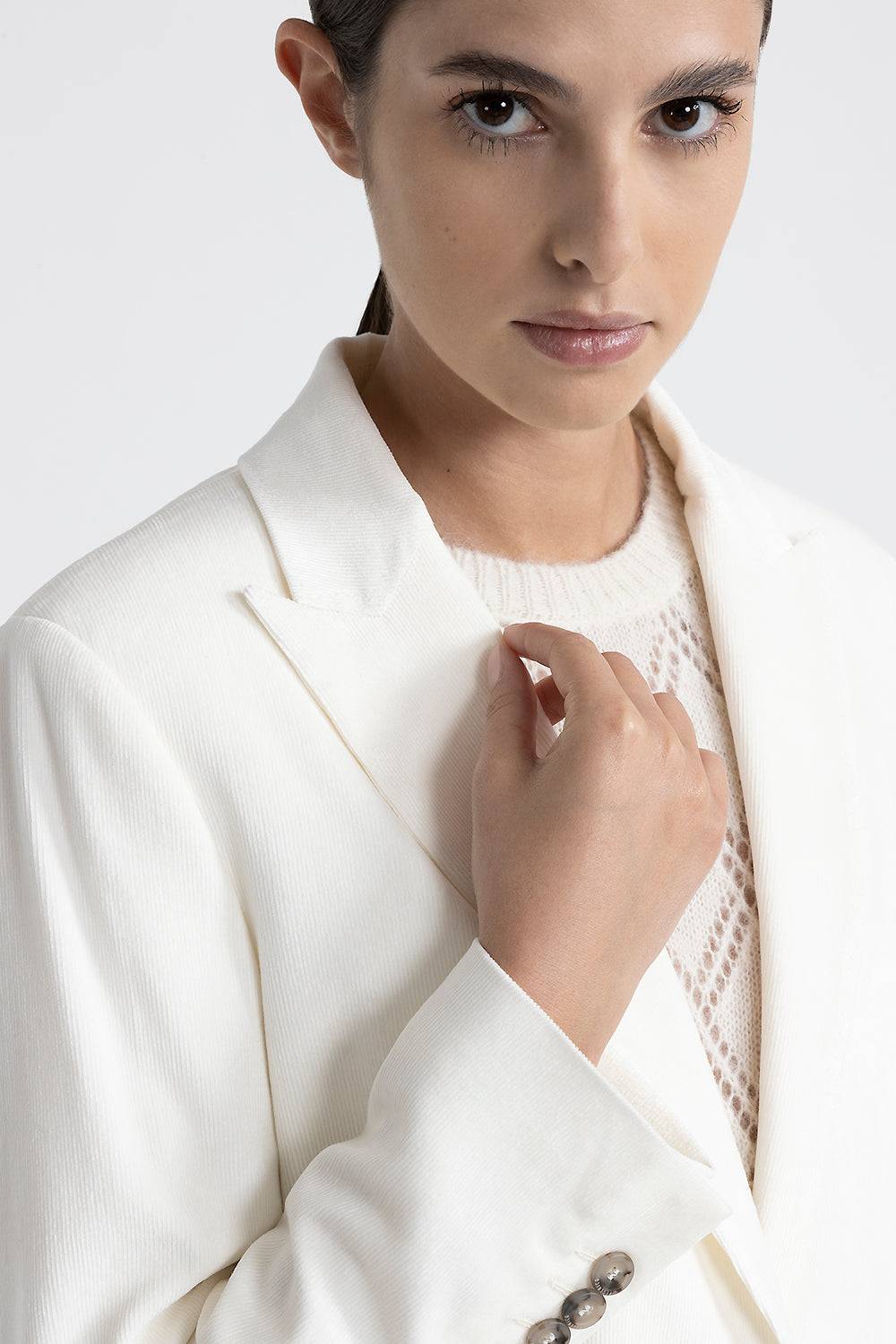 Peserico Blazer monopetto in velluto Cyber Monday