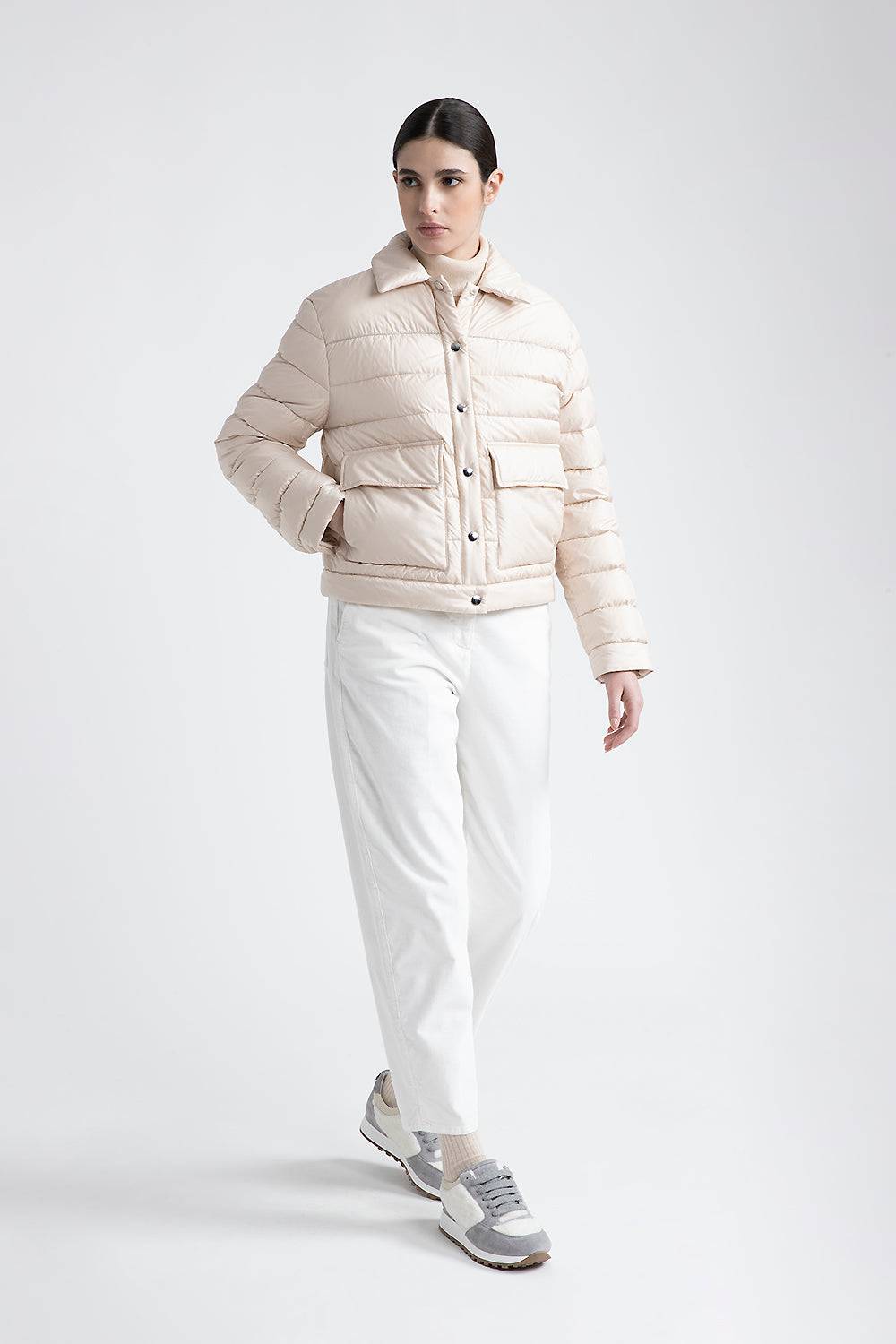 Peserico Giacca camicia in piuma d'oca con bottoni Super Saving Price