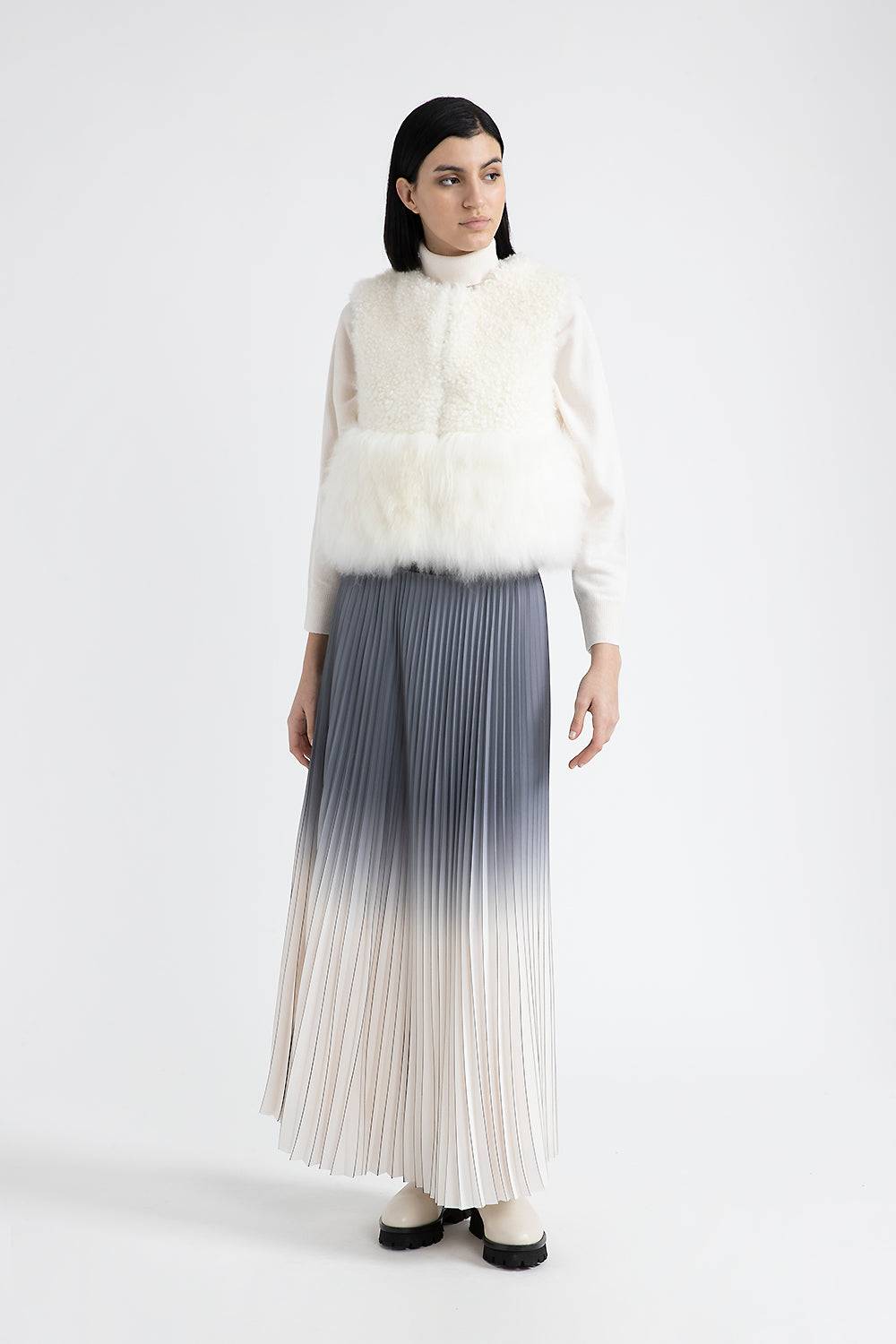 Peserico Gilet in vero pelo di capra cashmere Offerta settimanale