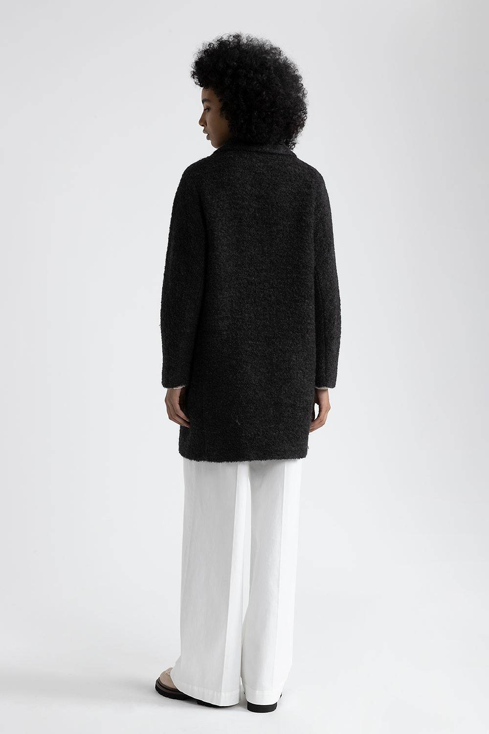 Peserico Cappotto in panno bouclè di lana e alpaca ACQUISTA ORA