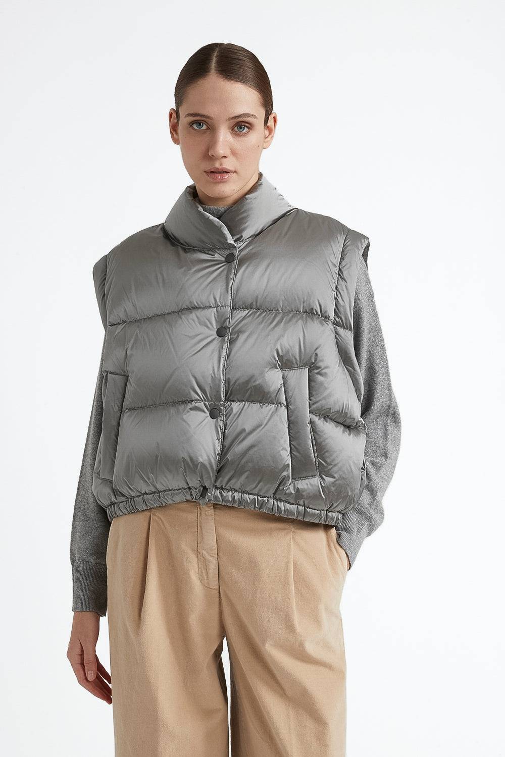 Peserico Piumino in twill di nylon cangiante water repellent Promozione temporanea