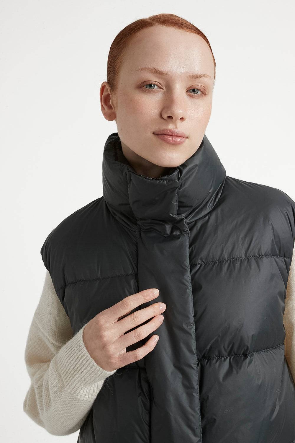Peserico Gilet a palloncino in piuma d'oca e nylon ultraleggero Fino al 60% di sconto