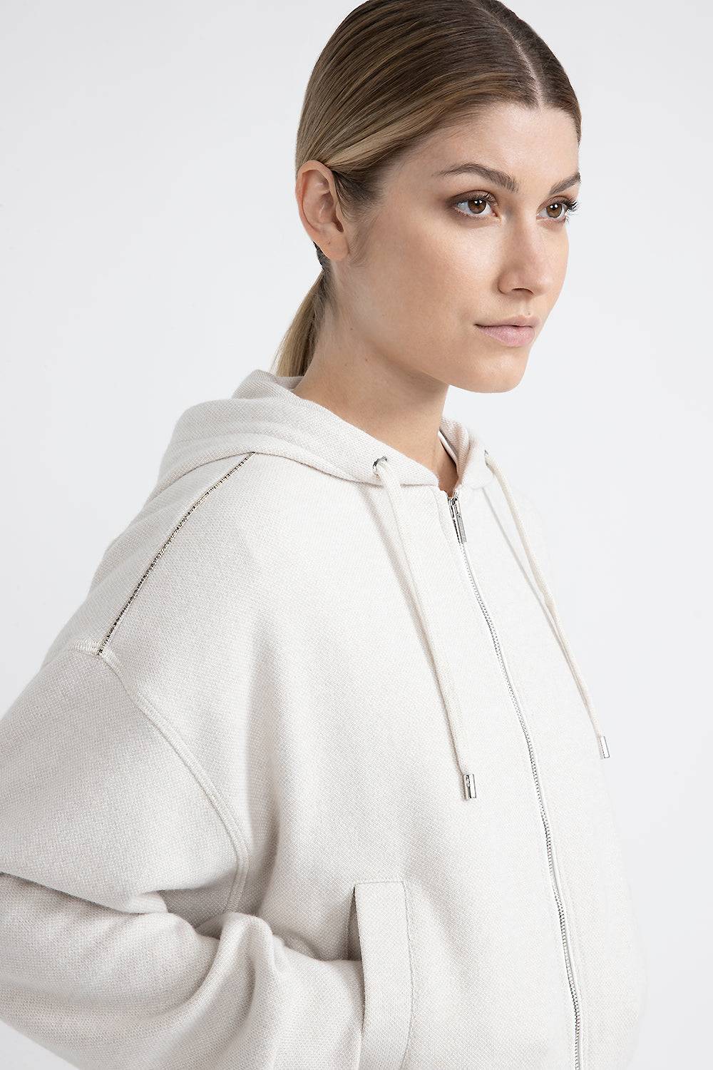 Peserico Felpa lurex di misto lana, cotone e lino Discount Store per i nuovi prodotti