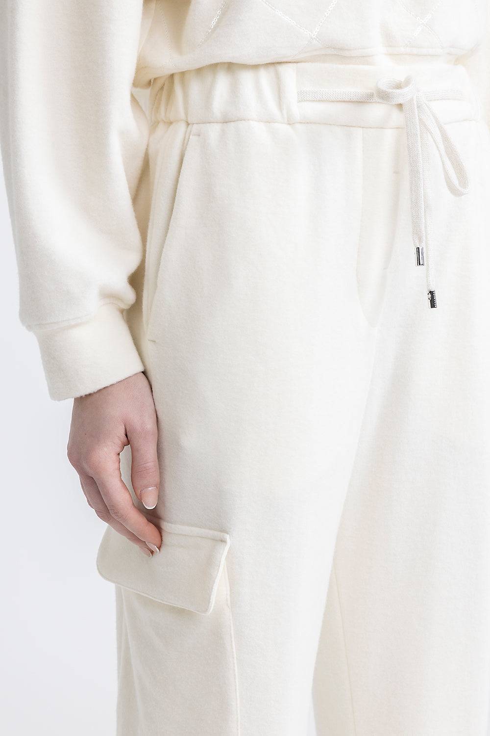 Peserico Pantalone jogger cargo in jersey di cotone 50% di sconto per tempo limitato