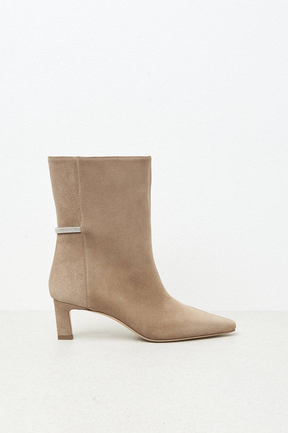 Peserico Ankle boot in vera pelle scamosciata Offerta per la Festa della Mamma