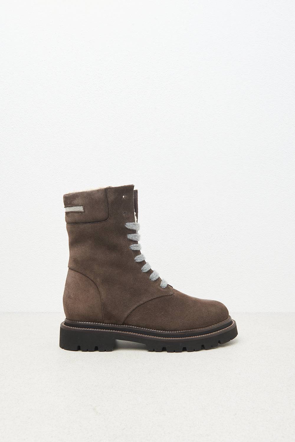 Peserico Stivali Combat in vera pelle Offerta migliore