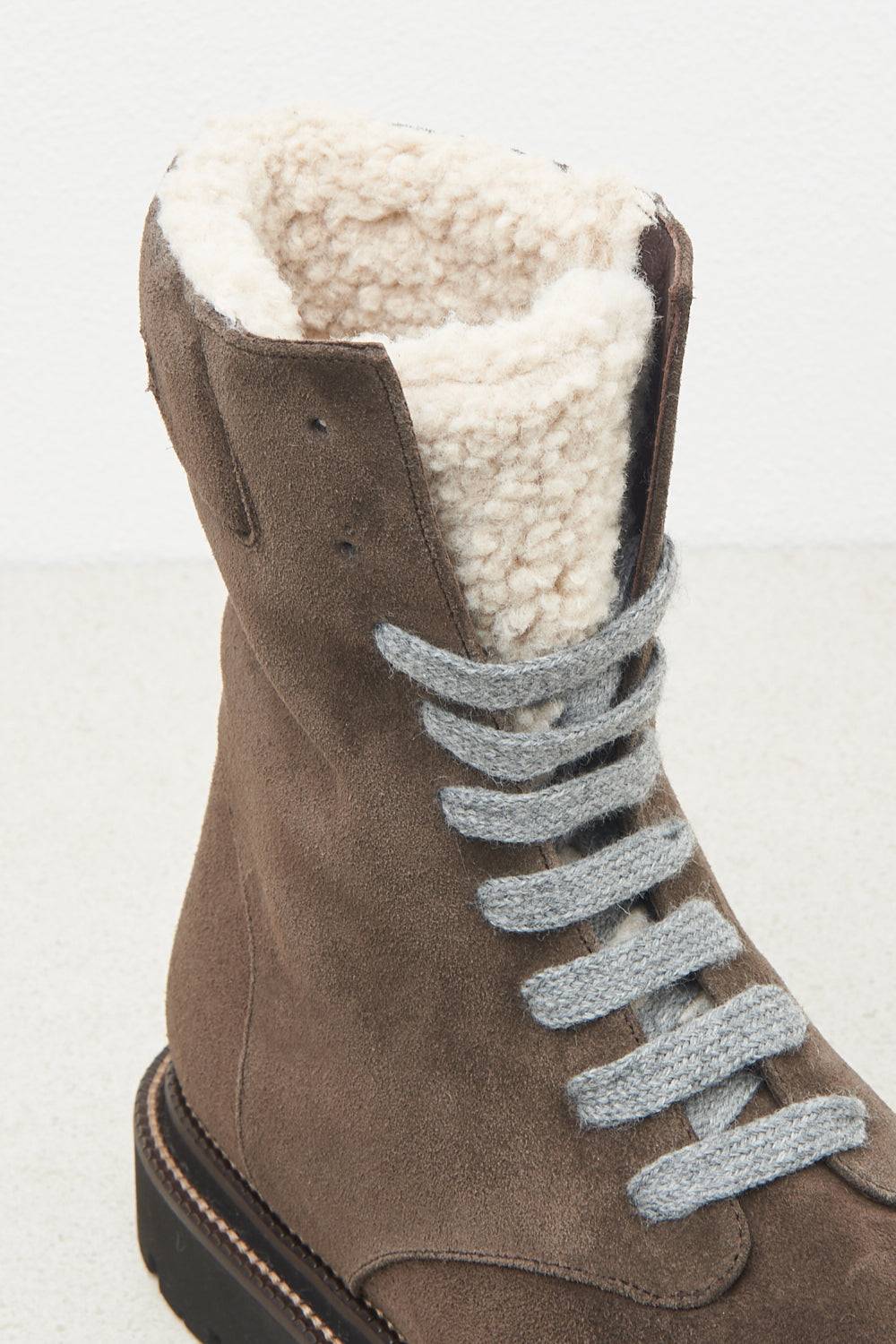Peserico Stivali Combat in vera pelle Offerta migliore