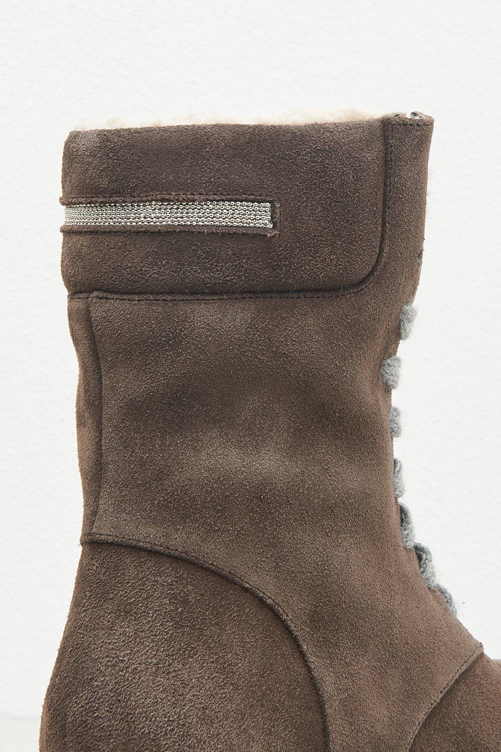 Peserico Stivali Combat in vera pelle Offerta migliore