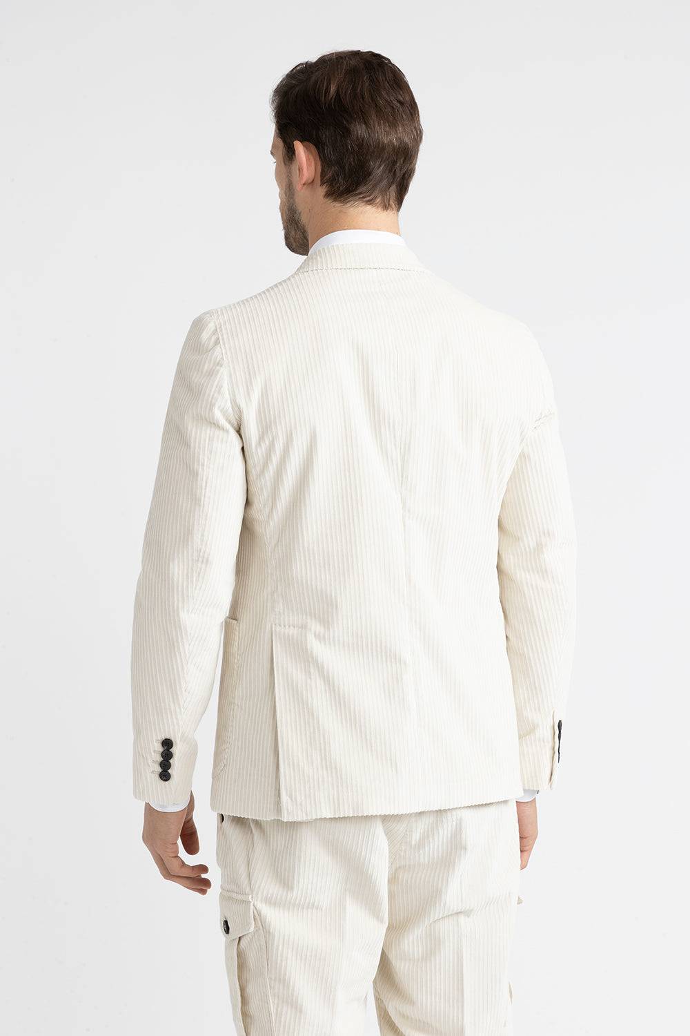 Peserico Blazer monopetto in velluto a costa francese Offerte stagionali