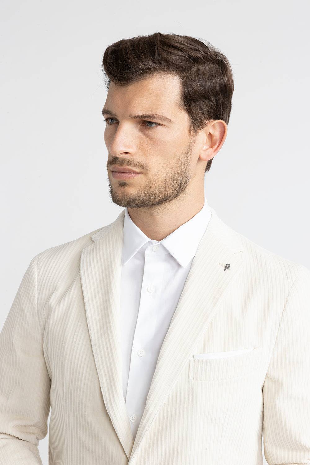 Peserico Blazer monopetto in velluto a costa francese Offerte stagionali