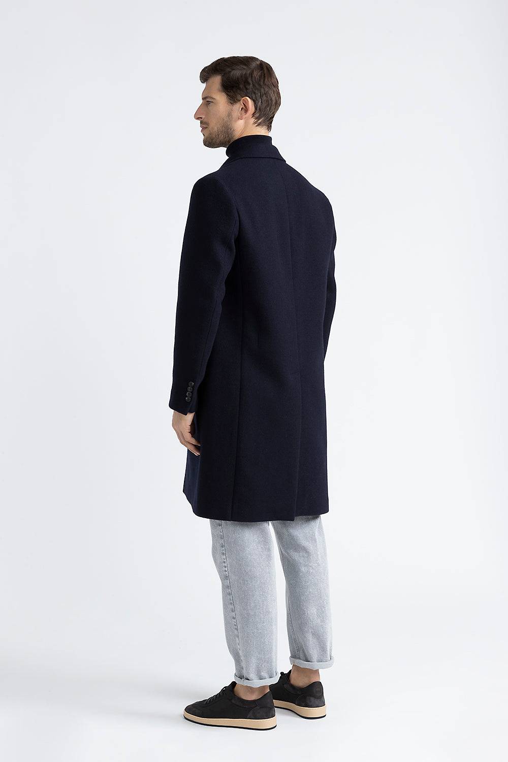 Peserico Cappotto monopetto in pura lana Prezzo basso