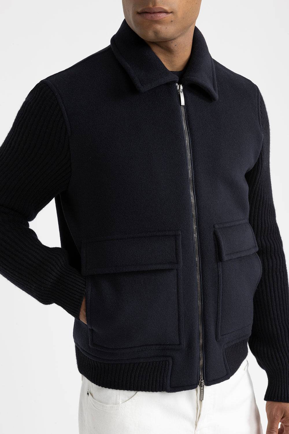 Peserico Giubbino in panno double di lana cashmere Fino al 65% di sconto