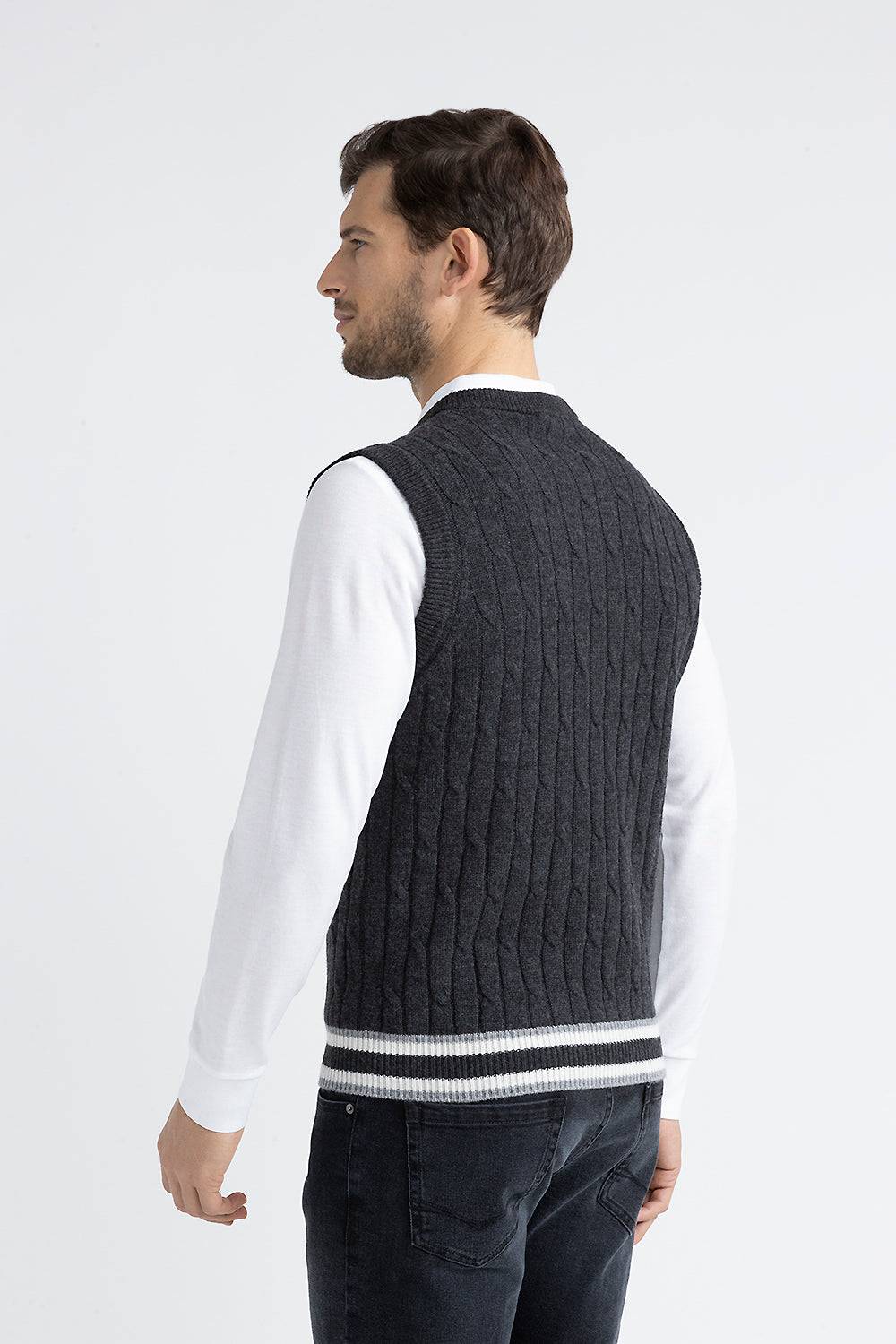 Peserico Gilet in lana merinos extrafine e cashmere 50% di sconto con spedizione gratuita