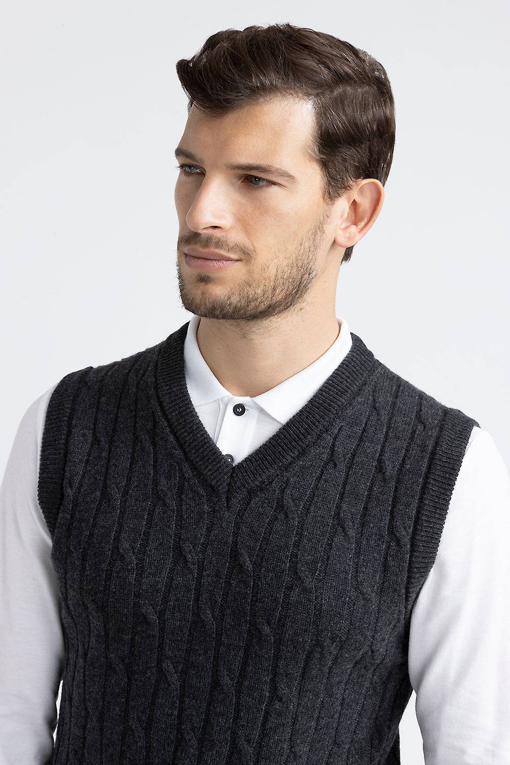 Peserico Gilet in lana merinos extrafine e cashmere 50% di sconto con spedizione gratuita
