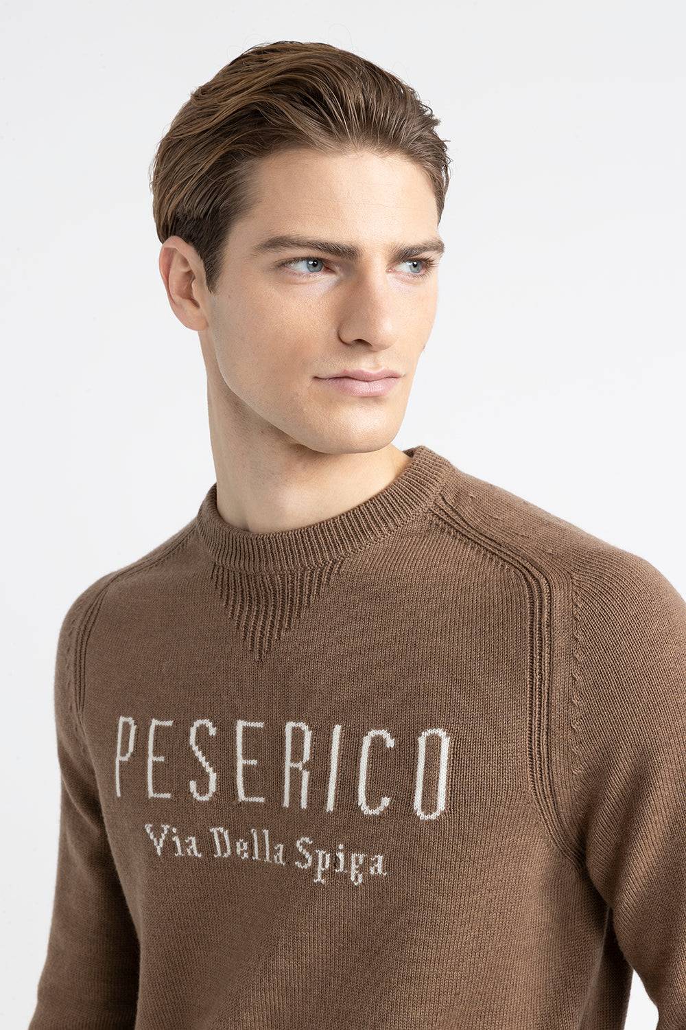 Peserico Maglia in pura lana merinos extrafine 2025