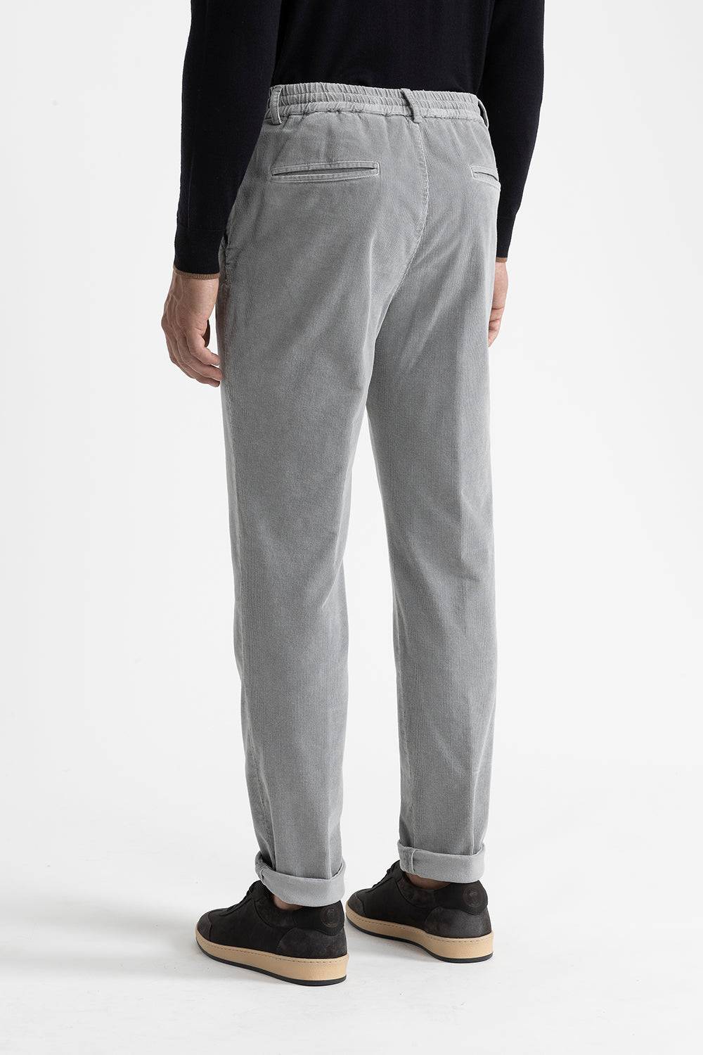 Peserico Pantalone jogger in velluto di cotone Moda