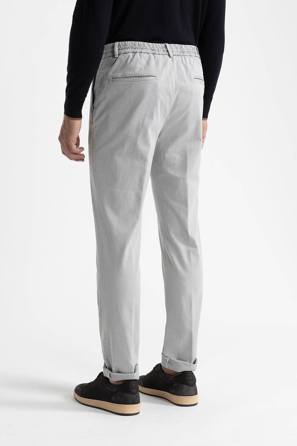Peserico Pantalone jogger in cotone, seta e tencel Offerta esclusiva