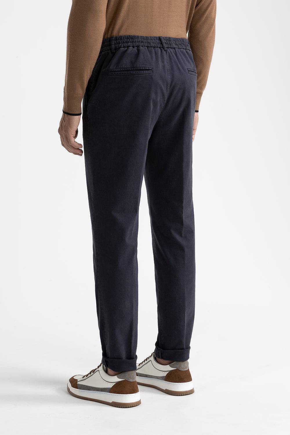 Peserico Pantalone jogger in cotone, seta e tencel Vendite stagionali