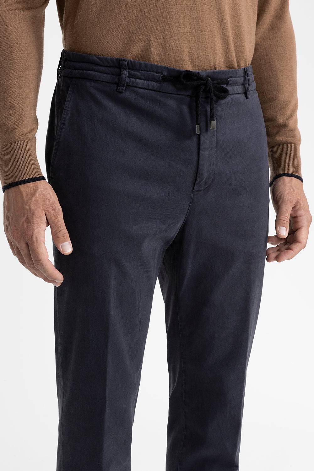 Peserico Pantalone jogger in cotone, seta e tencel Vendite stagionali