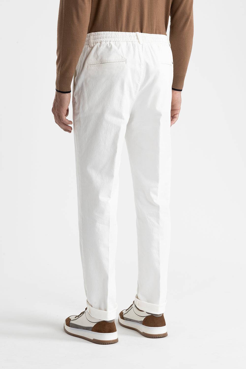 Peserico Pantalone jogger in cotone, seta e tencel Cyber Monday