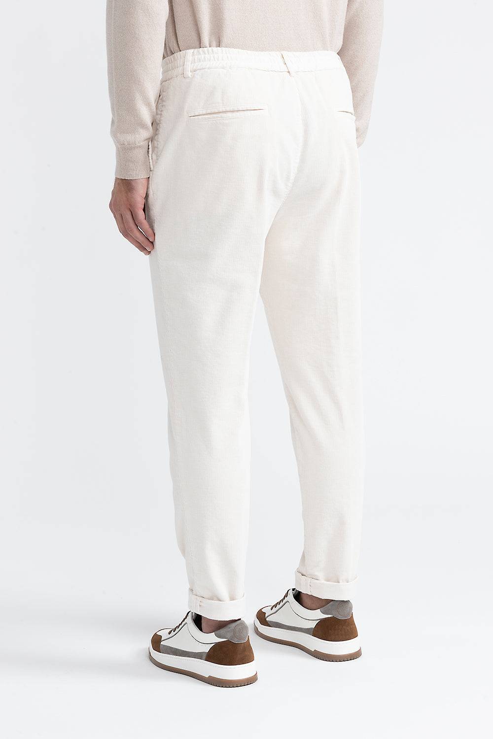 Peserico Pantalone jogger in velluto di cotone Offerta natalizia
