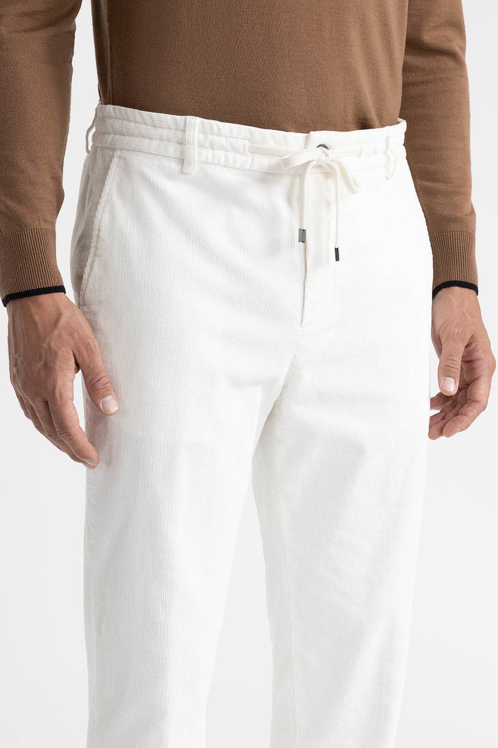 Peserico Pantalone jogger in velluto di cotone Offerta Pasqua