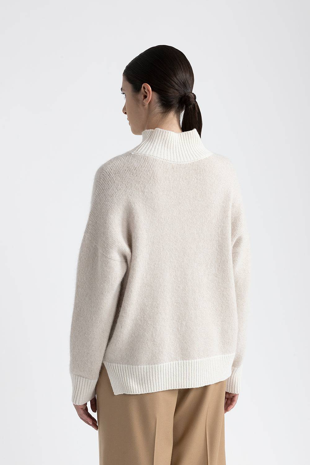 Peserico Maglia collo alto in lana, cashmere e alpaca Latest stili