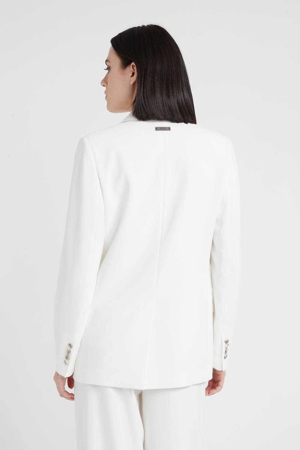 Peserico Blazer monopetto in fluido cady crepe Only for today